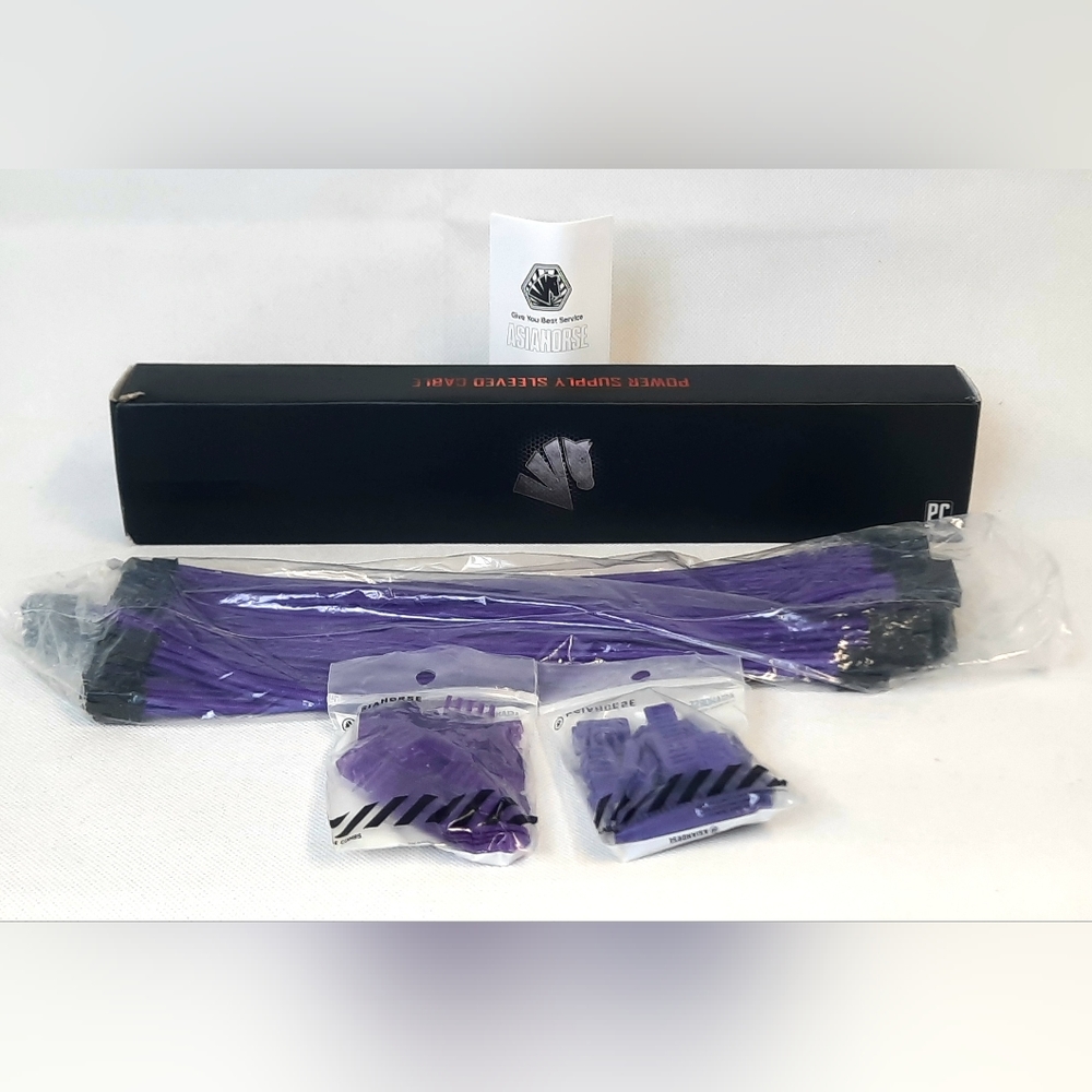 AsiaHorse Power Supply Sleeved Cable